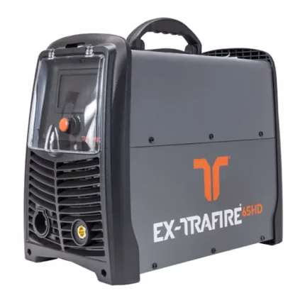 EX-TRAFIRE 65 HD , %100 sürekli kesimde 25 mm , aralıklı kesimde 38 mm ‘ye kadar hassas kesim yapabilen taşınabilir bir taşınabilir plazma kesim makinesidir.